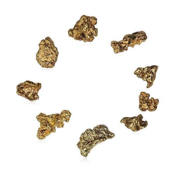 Lot of Gold Nuggets 5.43 grams Total Weight