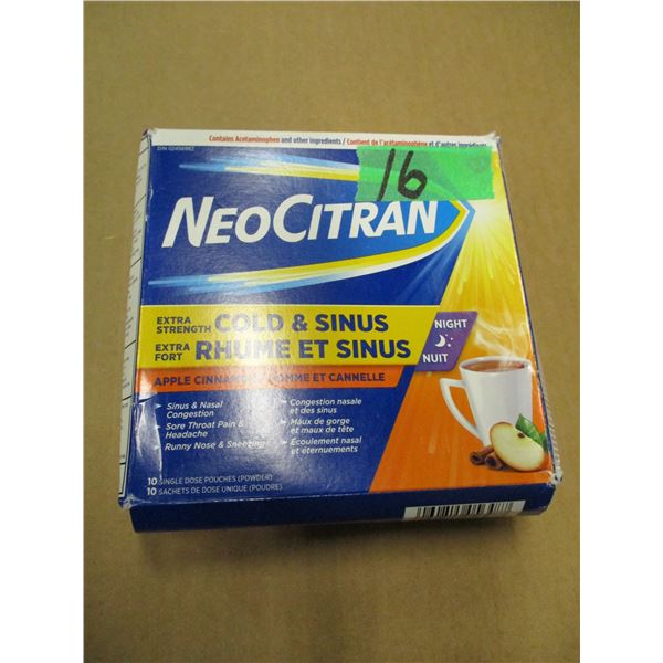NEO CITRON EXTRA STRENGTH TOTAL COLD APPLE CINNAMON
