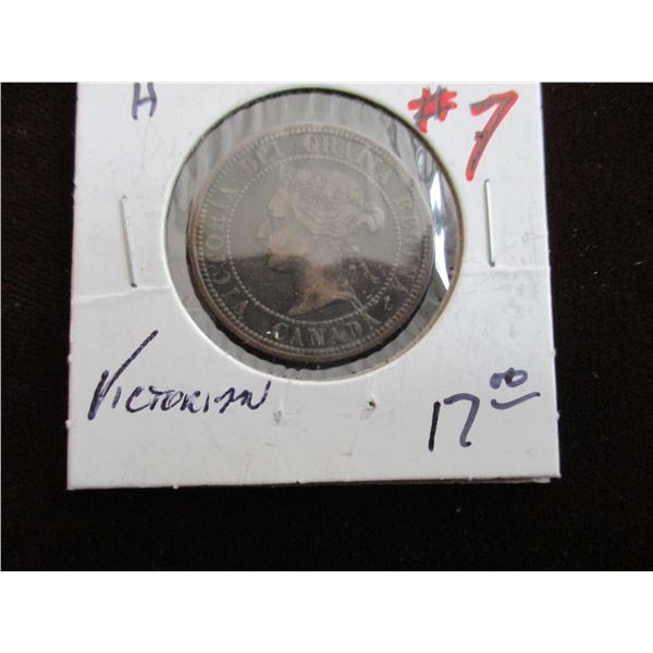 1882 H/VF CANADA VICTORIAN LARGE CENT