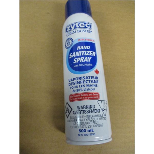 ZYTEC HAND SANITIZER SPRAY (500 ML) PER CAN