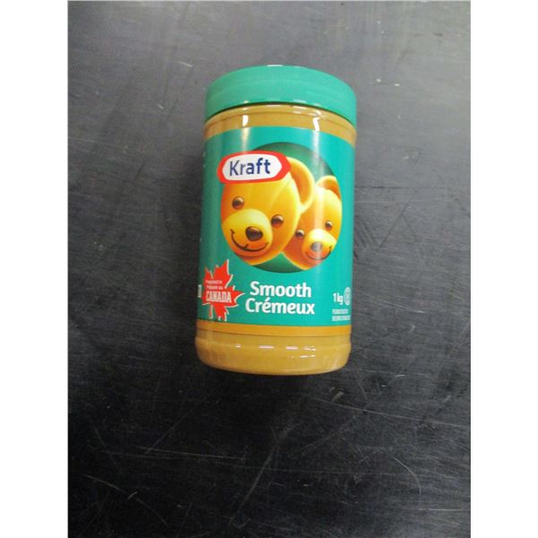 KRAFT SMOOTH PEANUT BUTTER (1 KG) PER JAR