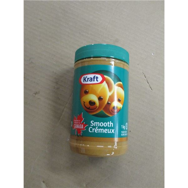 KRAFT SMOOTH PEANUT BUTTER (1 KG) PER JAR