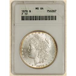1878 7TF Morgan $ MS64 ANACS
