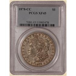 1878-CC Morgan $ XF45 PCGS