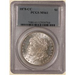 1878-CC Morgan $ MS61 PCGS