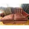 Image 1 : Dark Dusty Rose Love Seat