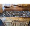 Image 3 : Oak Burl Veneer Sideboard 52H x 47L x 17D