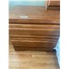 Image 2 : Oak Bedside Tables Headboard Memory Foam Topper Queen Matress