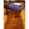 Image 2 : Coffee Table Glass & Wood 48L x 30W x 17H