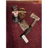 Image 1 : Brass Canon Hatchet Flask