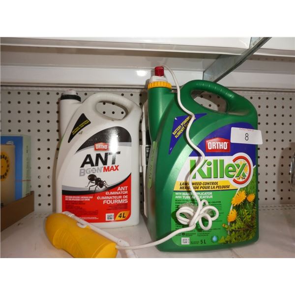 ant eliminator 4L, Killex lawn/weed control 5L