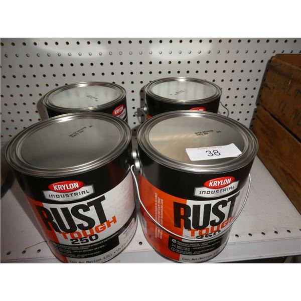 4 3.72 L. Krylon rust tough 250 paint safety yel