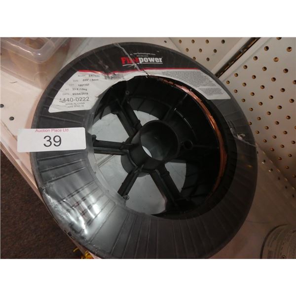 welding wire size .035"/.9mm WT 33 /15Kg