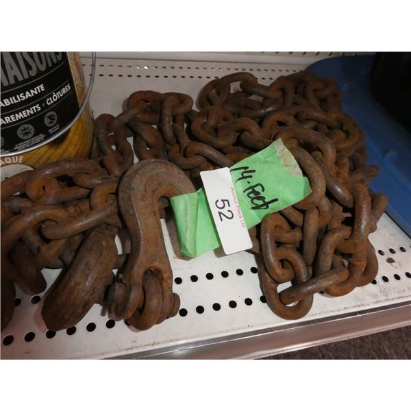14ft chain  with hooks