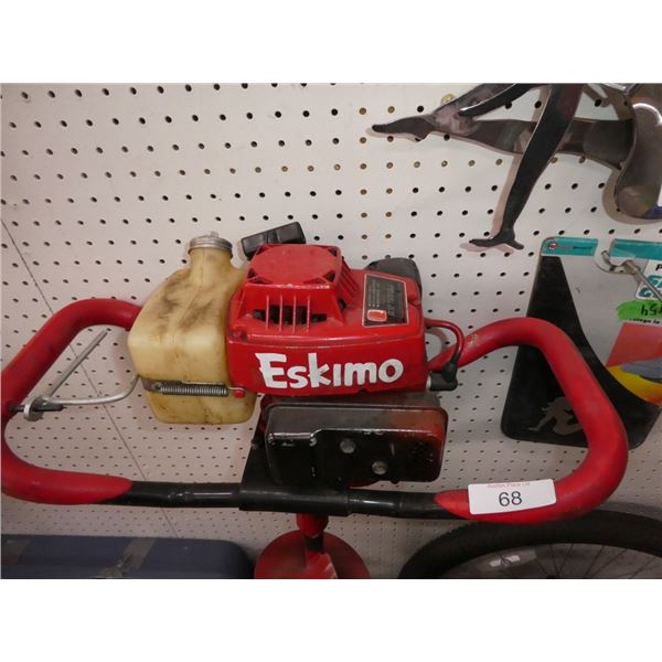 Eskimo ice auger gas power