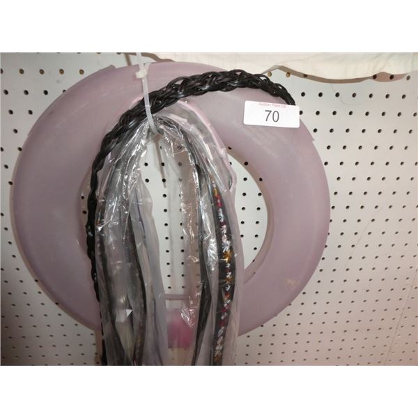 cat toy, belts (S, M/L)