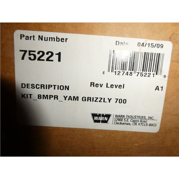 new front bumper kit YAM Grizzly 700 part 75221