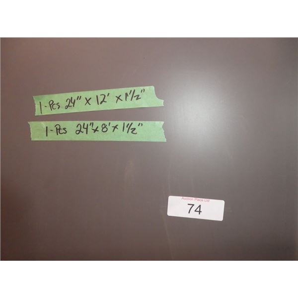 new countertop 1pc x 24"x12'x1.5", 1pc x24"x8'x1.5