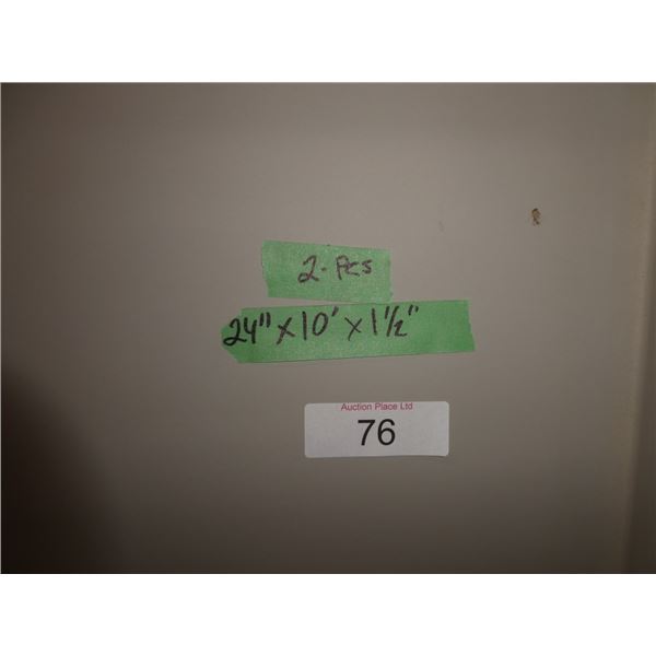 new countertop 2pc x 24"x10'x1.5"