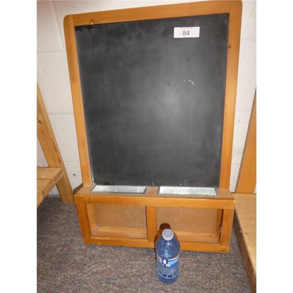 chalkboard w/ wooden frame stand