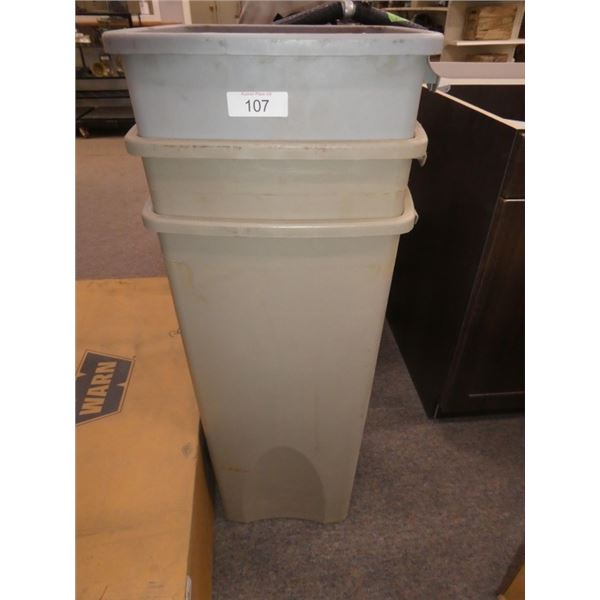 plastic bins