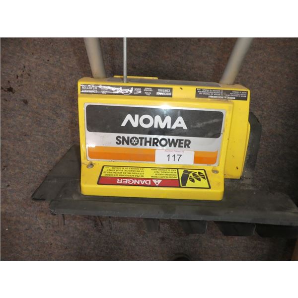 Noma electric sno thrower