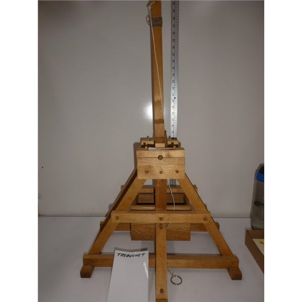 wooden trebuchet