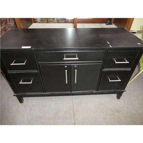 wooden storage table/desk
