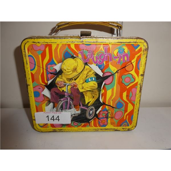 vintage Laugh-in metal lunch box