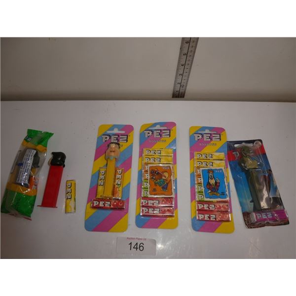 Pez candy dipensers & candy