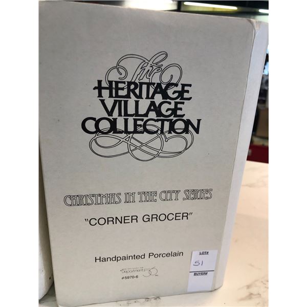 DPT.56 Heritage Village Set "CORNER GROCER"