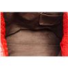 Image 7 : Bottega Veneta Red Lambskin Leather Intrecciato Leather XL Nappa Shopper Tote Ba