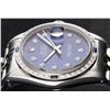 Image 9 : Rolex Mens Stainless Steel Blue Diamond & Sapphire Datejust Wristwatch