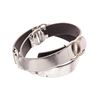 Image 5 : Chanel Metallic Silver Leather CC Belt