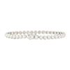 Image 2 : 3.20 ctw Round Brilliant Cut Diamond Tennis Bracelet - 14KT White Gold