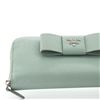 Image 8 : Prada Bow Zip Around Wallet Saffiano Leather Long