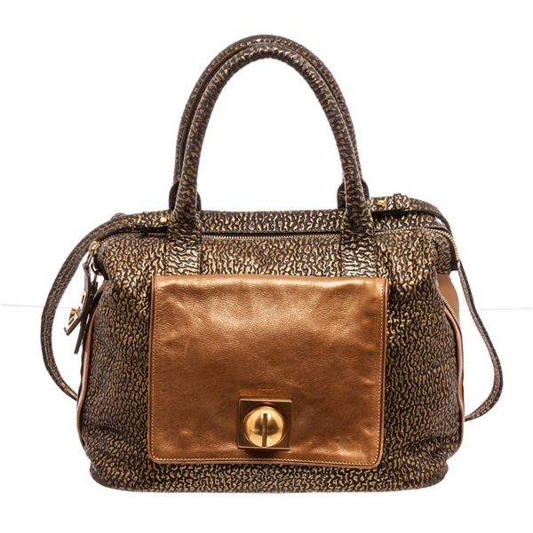 Chloe Brown Leather Two Way Shoulder Bag