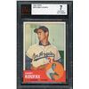 Image 1 : 1963 Topps #210 Sandy Koufax (BVG 7)