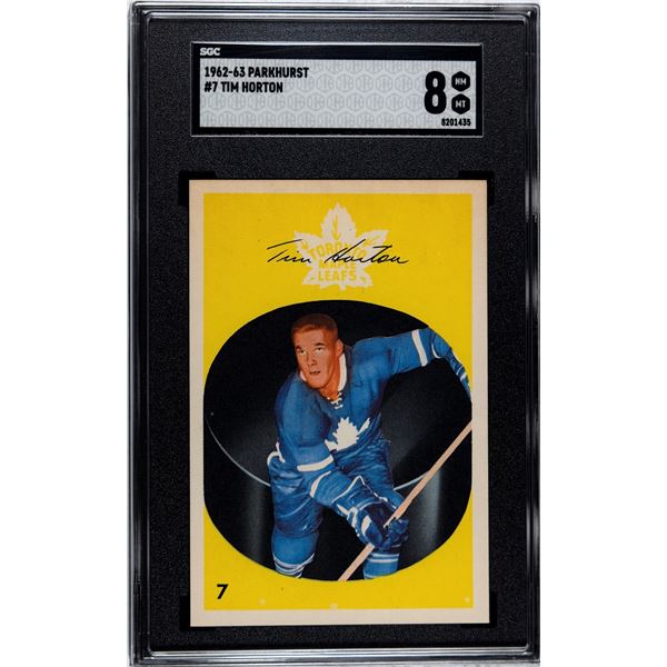1962-63 Parkhurst #7 Tim Horton (SGC 8)