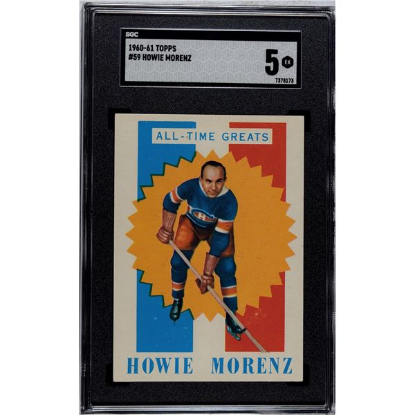 1960-61 Topps #59 Howie Morenz ATG (SGC 5)