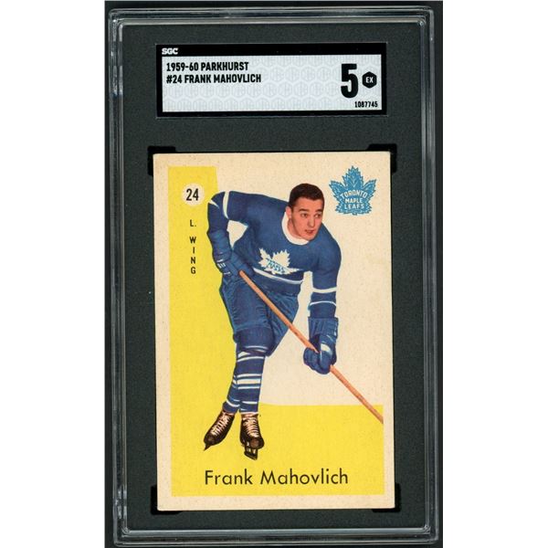 1959-60 Parkhurst #24 Frank Mahovlich (SGC 5)