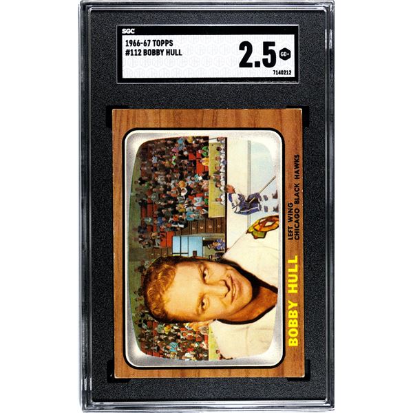 1966-67 Topps #112 Bobby Hull (SGC 2.5)