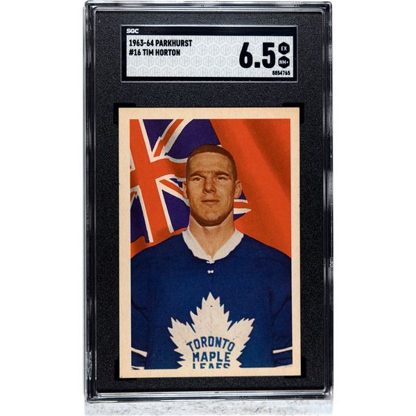 1963-64 Parkhurst #16 Tim Horton (SGC 6.5)