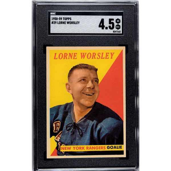 1958-59 Topps #39 Gump Worsley (SGC 4.5)