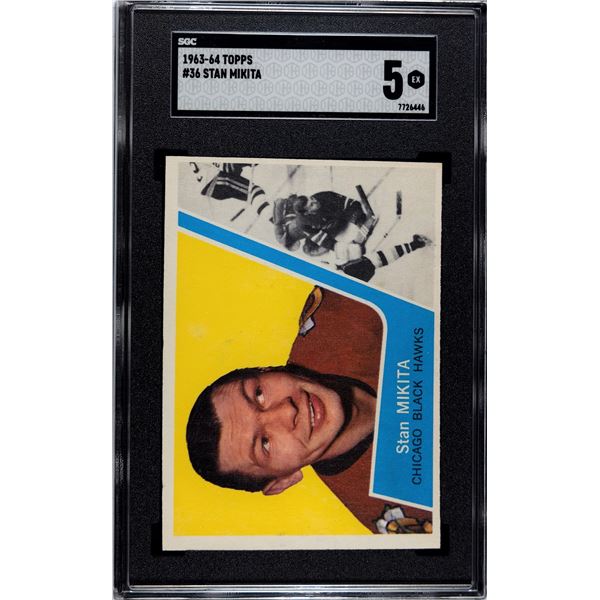 1963-64 Topps #36 Stan Mikita (SGC 5)