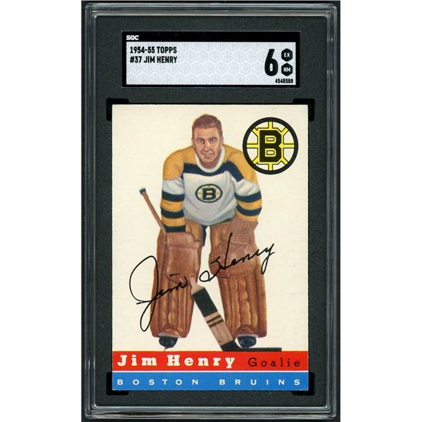 1954-55 Topps #37 Sugar Jim Henry (SGC 6)