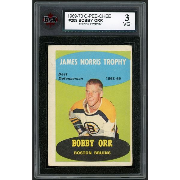 1969-70 O-Pee-Chee #209 Bobby Orr - Norris (KSA 3)