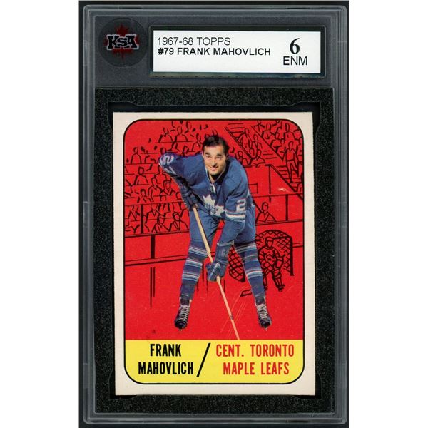 1967-68 Topps #79 Frank Mahovlich (KSA 6)