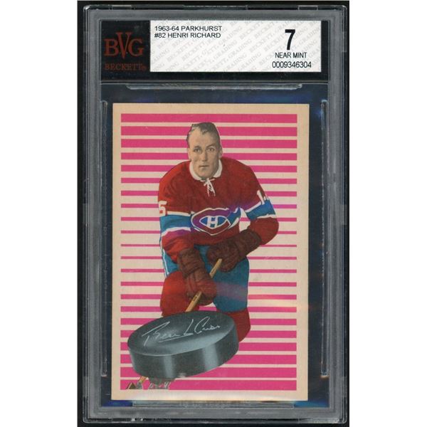 1963-64 Parkhurst #82 Henri Richard (BVG 7)