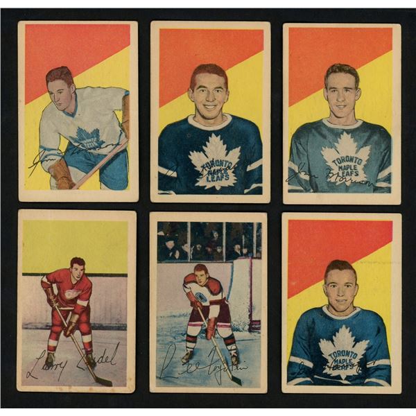 Lof of 6 x 1952-53 Parkhurst Hockey Cards - Rookies!